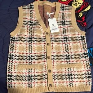 Boys hoping Henry plaid vest